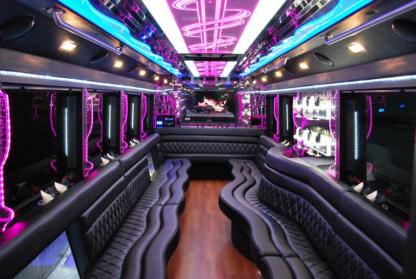 Edison 50 Passenger Party Bus Interior